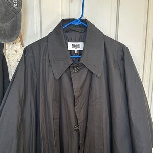 MM6 Maison Martin Margiela Black  Trench Coat
